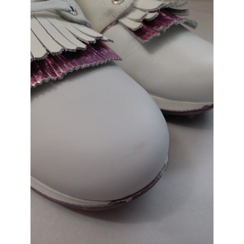DUCA DEL COSMA Golf Shoes Women Size 9 Pink/Purple/Glitter - Picture 11 of 12